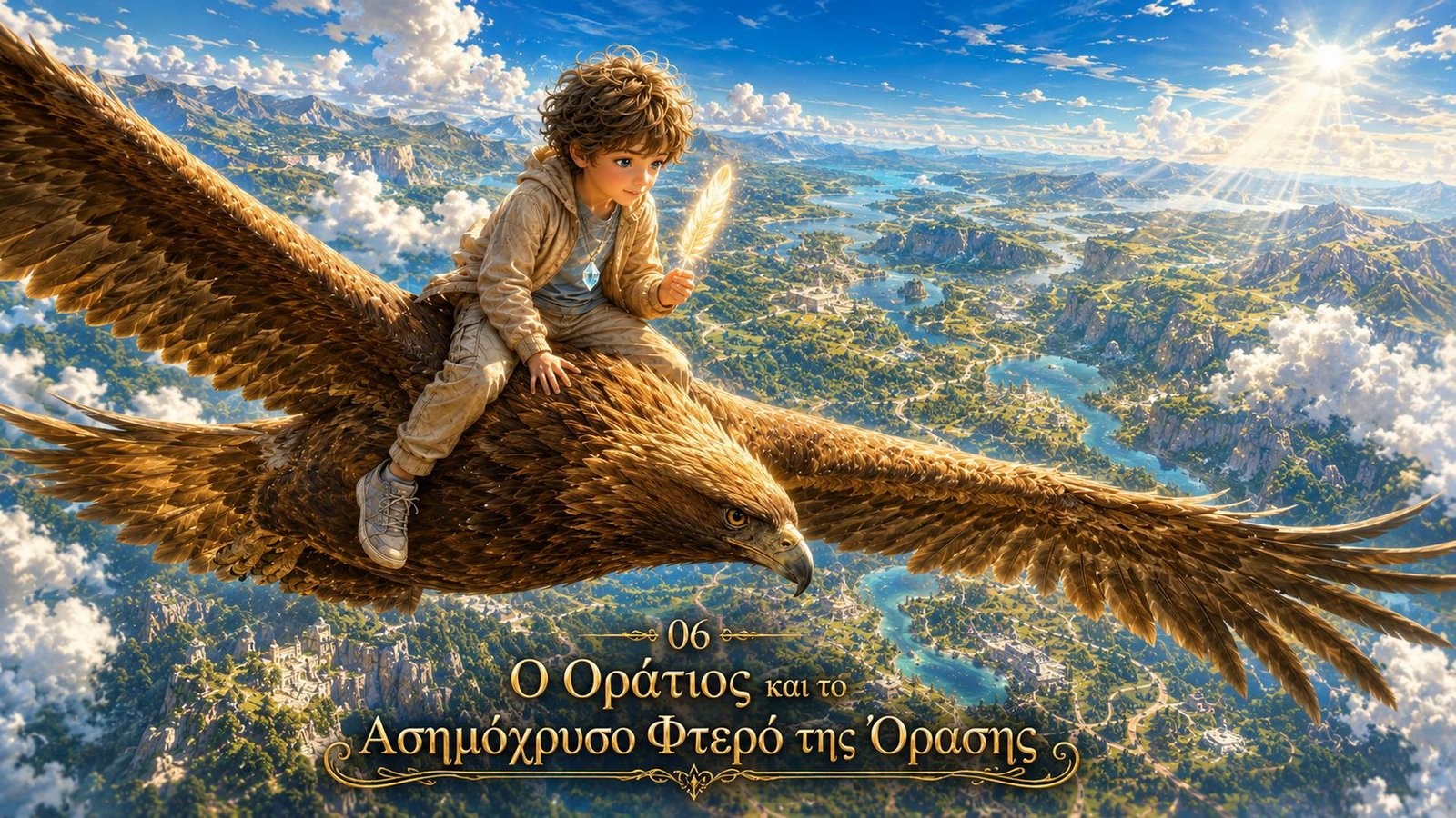 Ο Αστέρης πετά πάνω από βουνά και λίμνες στη ράχη του Οράτιου