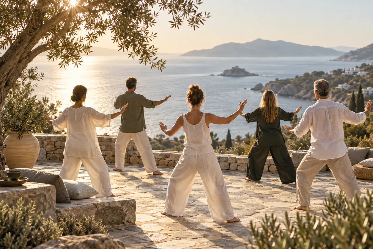 Ομαδική βιωματική πρακτική σε υπαίθριο χώρο